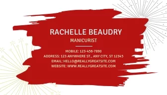 Unique Nail Salon Business Cards Designs And Templates