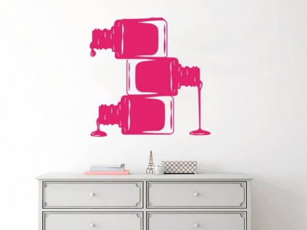 Nail Polish Wall Sticker