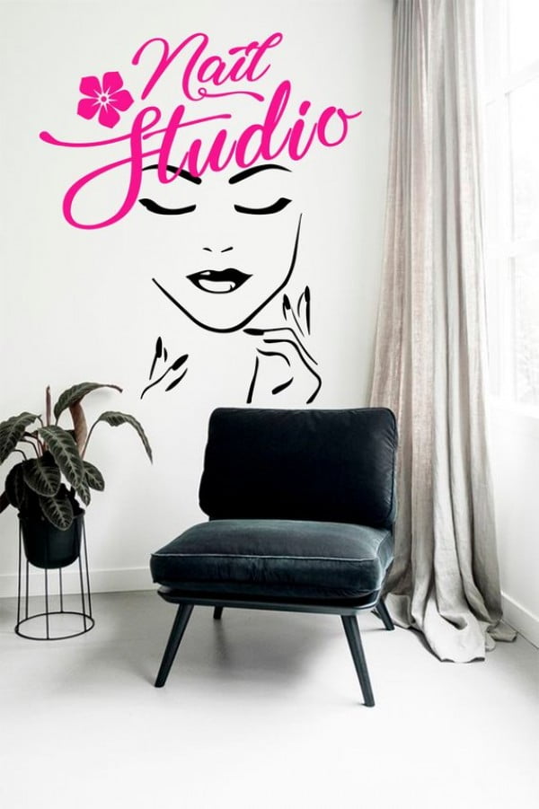 Nail Studio Wall Sticker