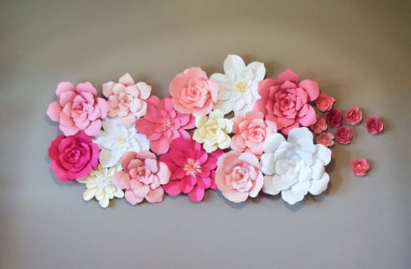 Floral Art for Nail Salon Wall Decor