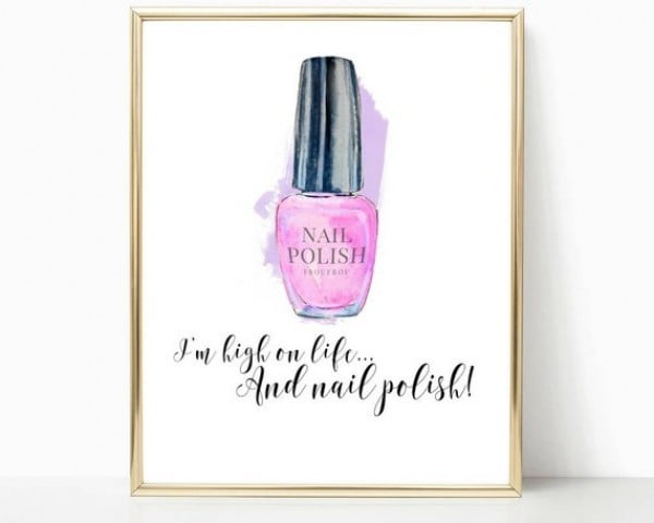 Nail Polish Framed Print