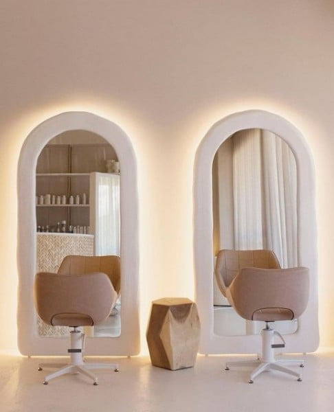 Santorini Arch Mirrors salon mirror