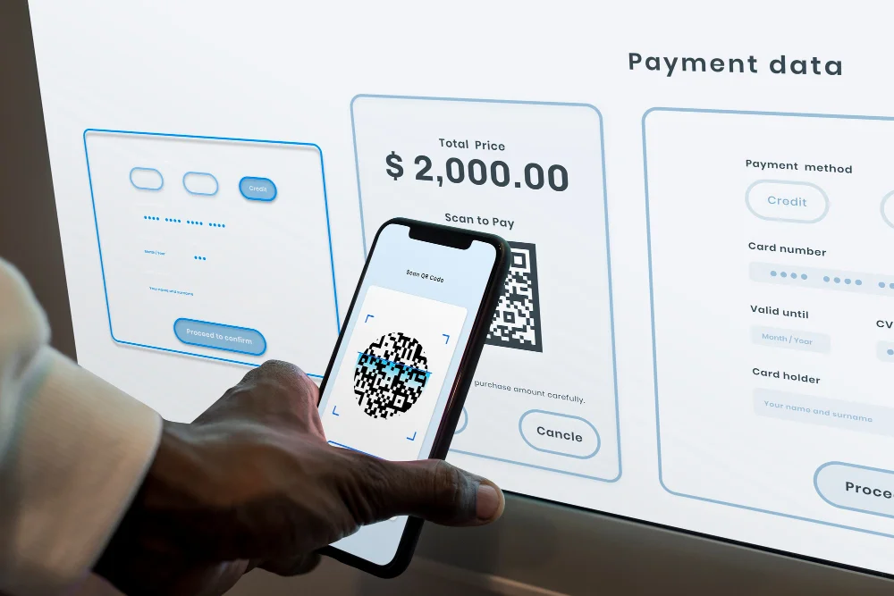 Flexible Payments Software QR Code Card