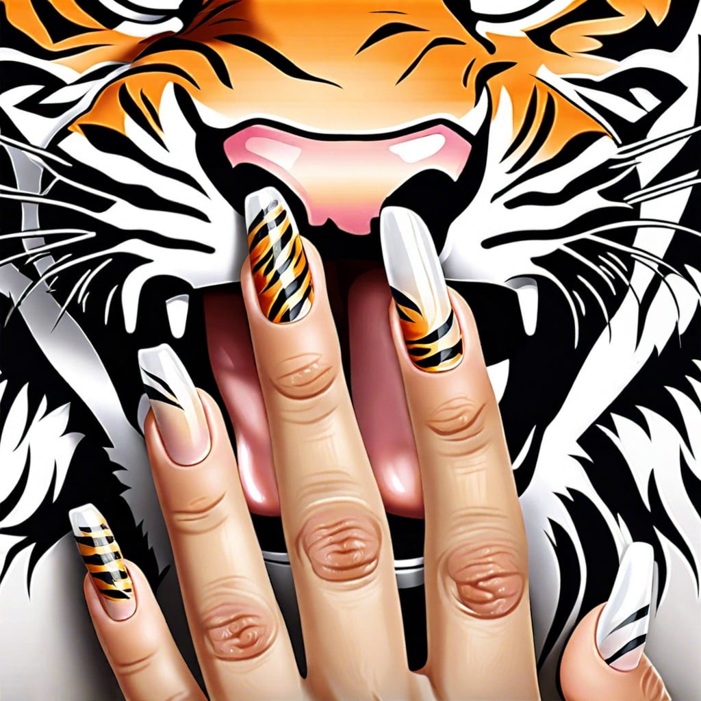 animal print tiger stripes