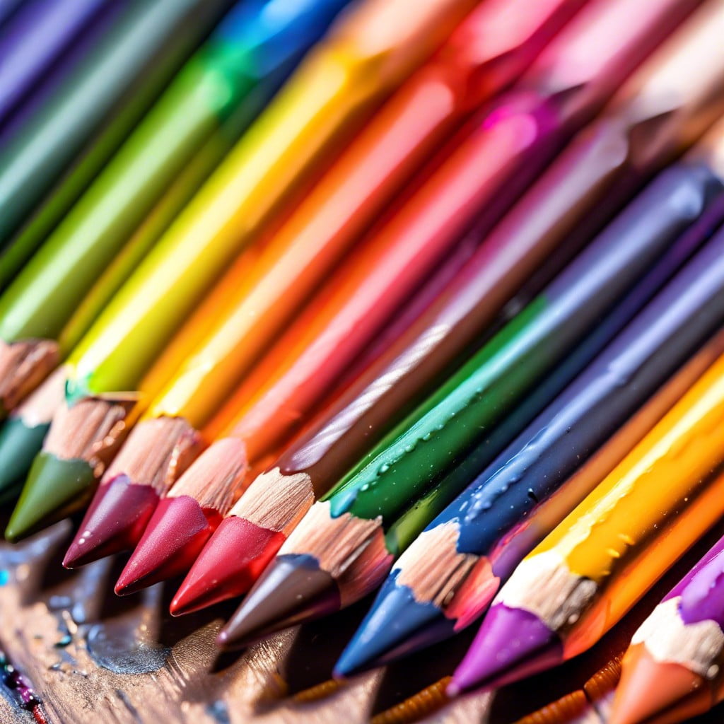 crayon colors with crayon tips