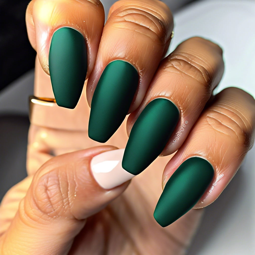 deep emerald with matte finish