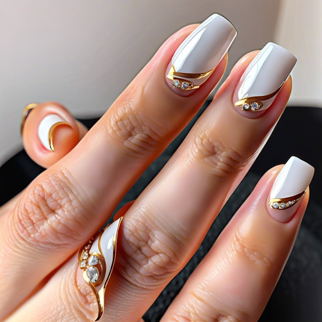 french tips with a twist
